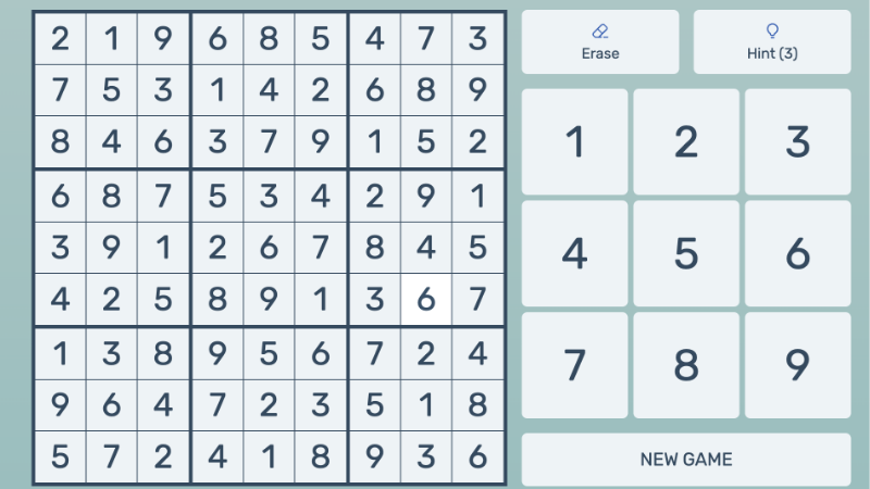 nyt sudoku 